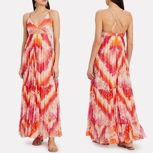Rococo Sand Tie Dye Chiffon Maxi Dress